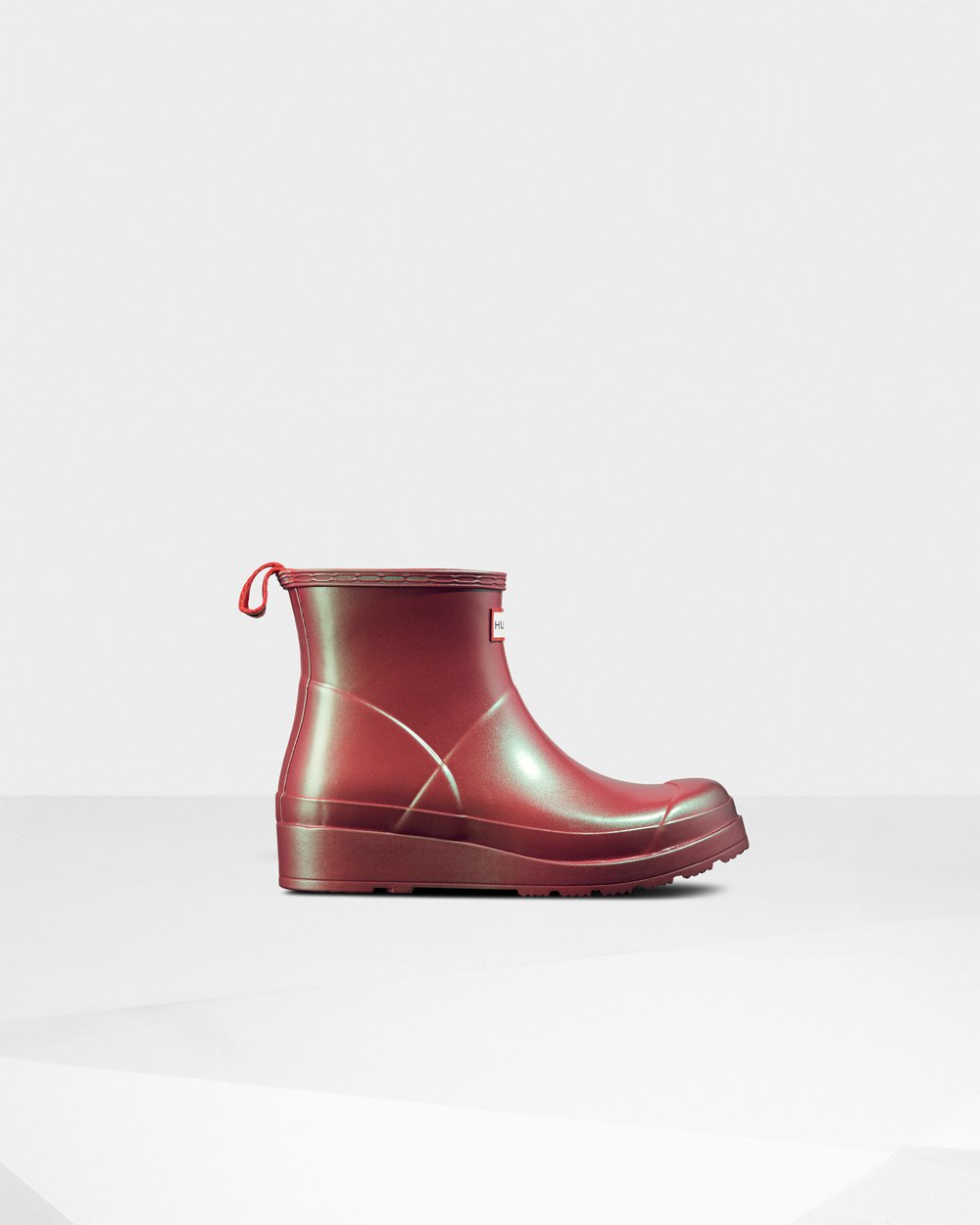Hunter Original Short Nebula Rain For Women - Play Boots Pink | India EGJUR1805
